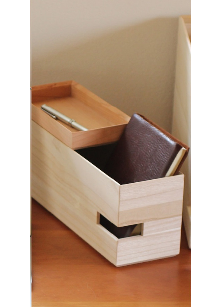 Kirihaco • 桐木文件盒 (橫式)